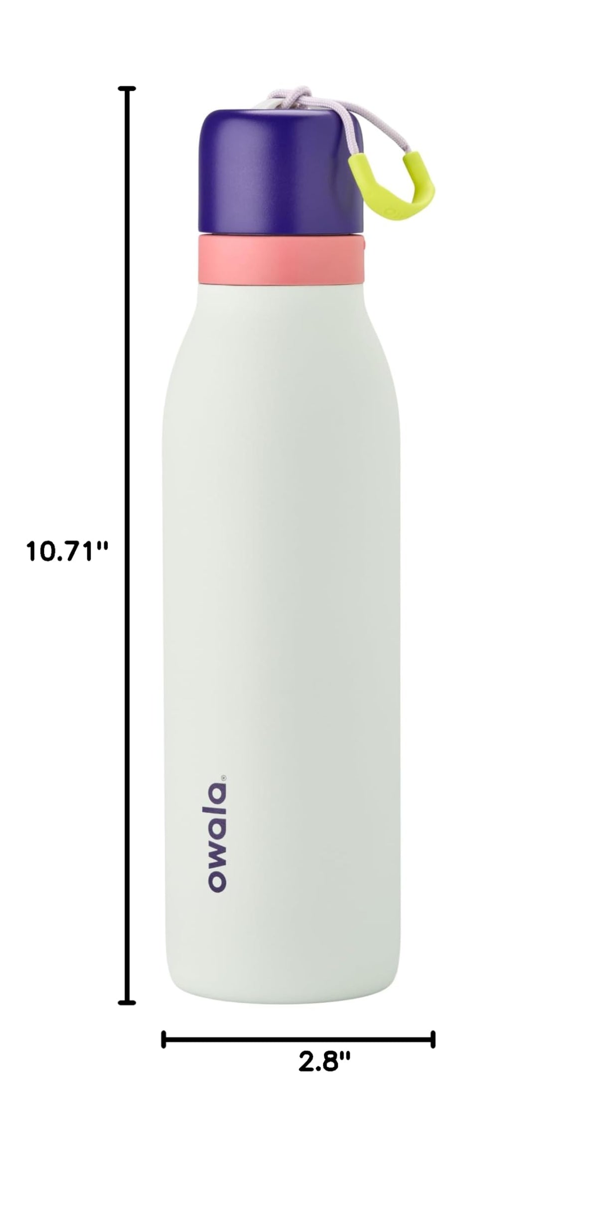 FreeSip Twist Stainless Steel Water Bottle 18 oz Minty Horizons (Minty Horizon / 18 Ounces)