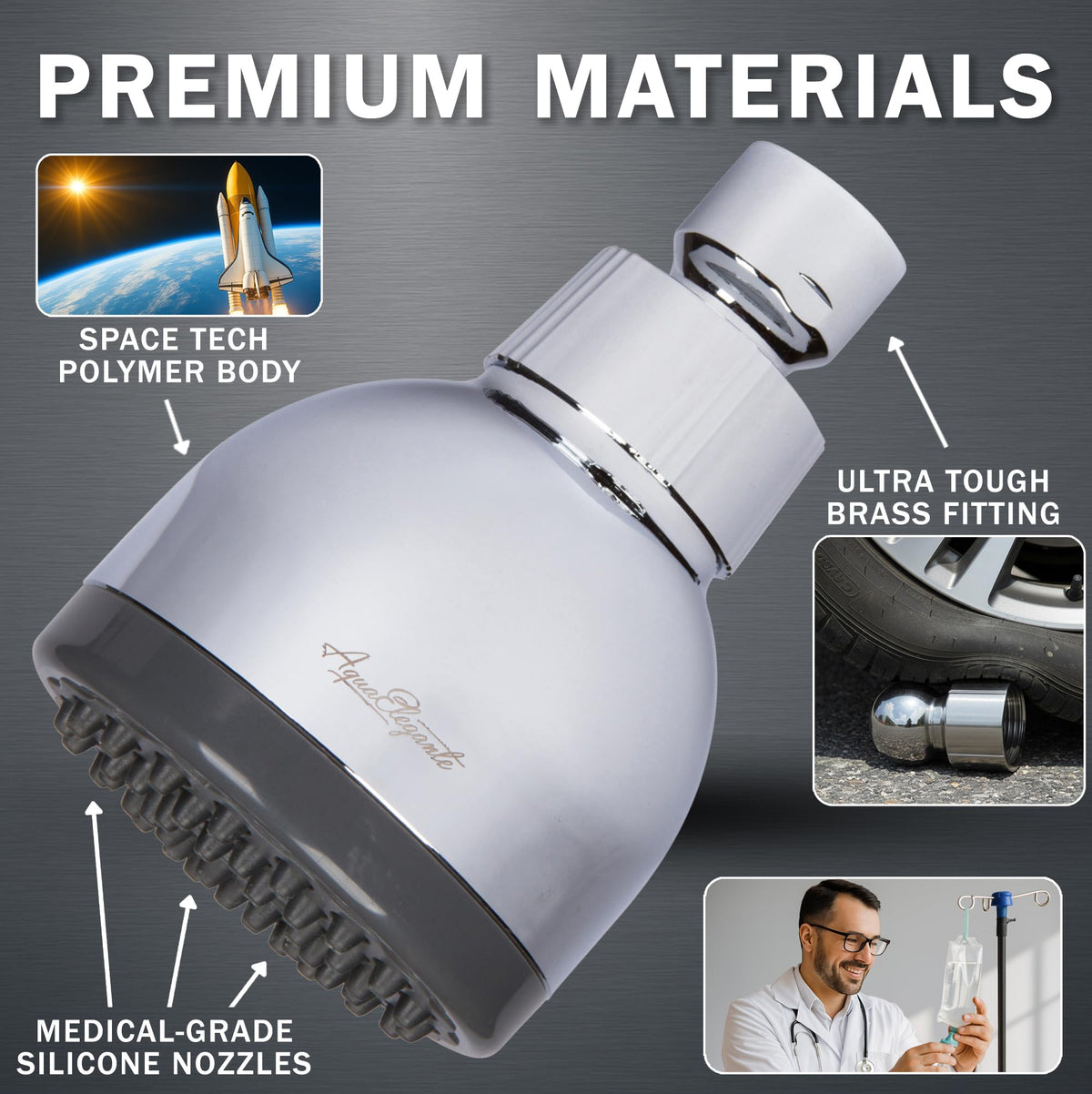 High Pressure Shower Head (Polished Chrome / 1.8 GPM)