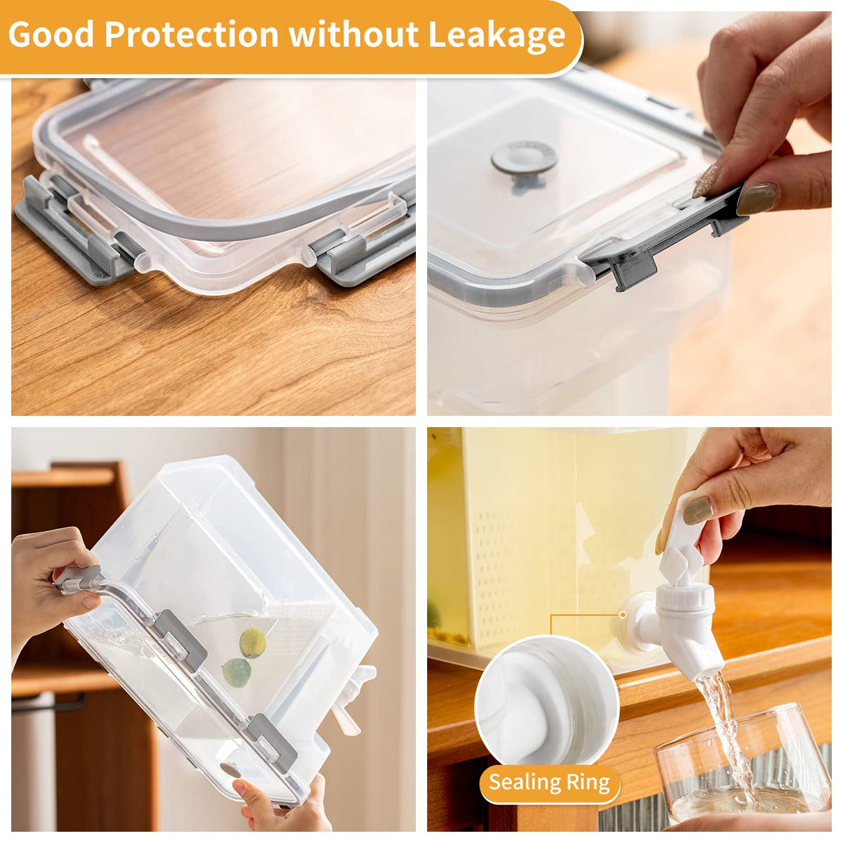 Cold Kettle with Faucet (（1+1.5）gallon)