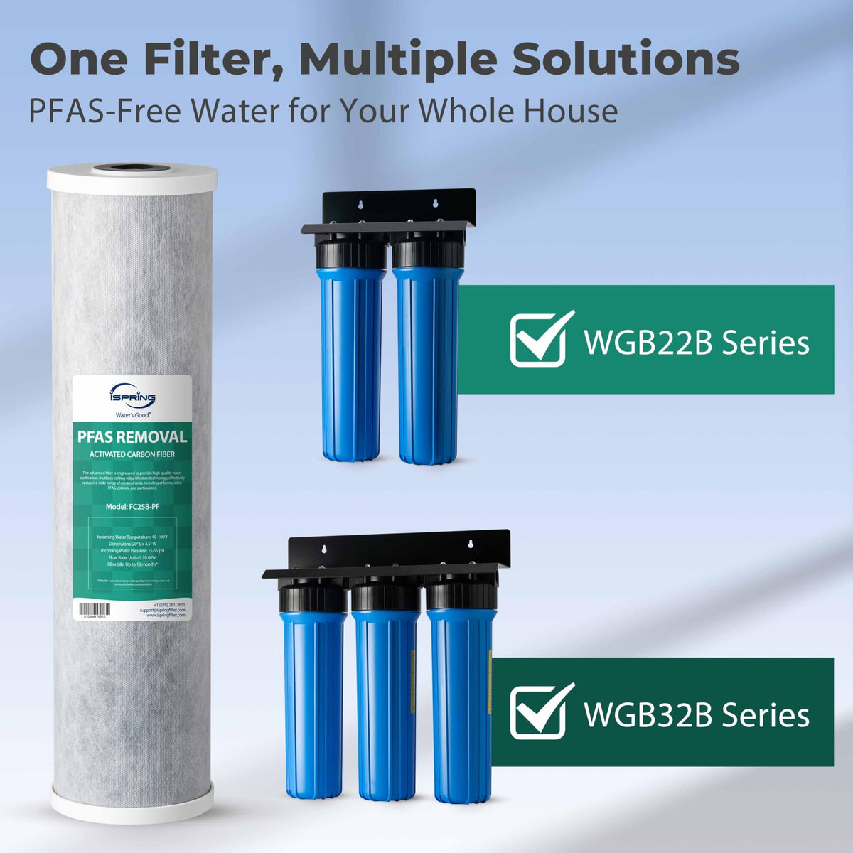 FC25B PF Whole House Water Filter Cartridge (Singe Stage / 1)