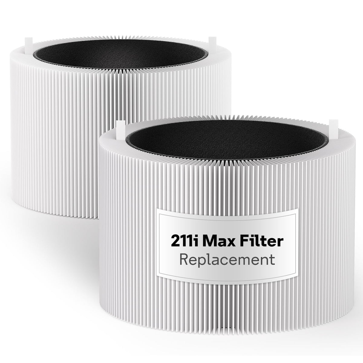 211i Max Replacement Filter for Blueair Blue Pure 211i Max Air Purifier (White - 2 Pack)