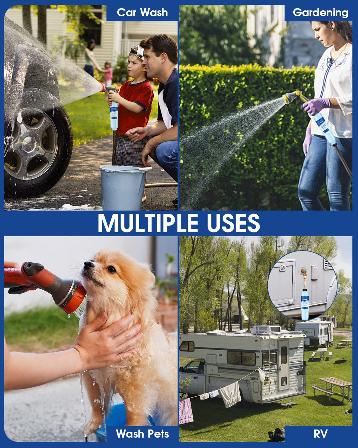 Garden Hose Filter for Filling Hot Tub (1 pack)