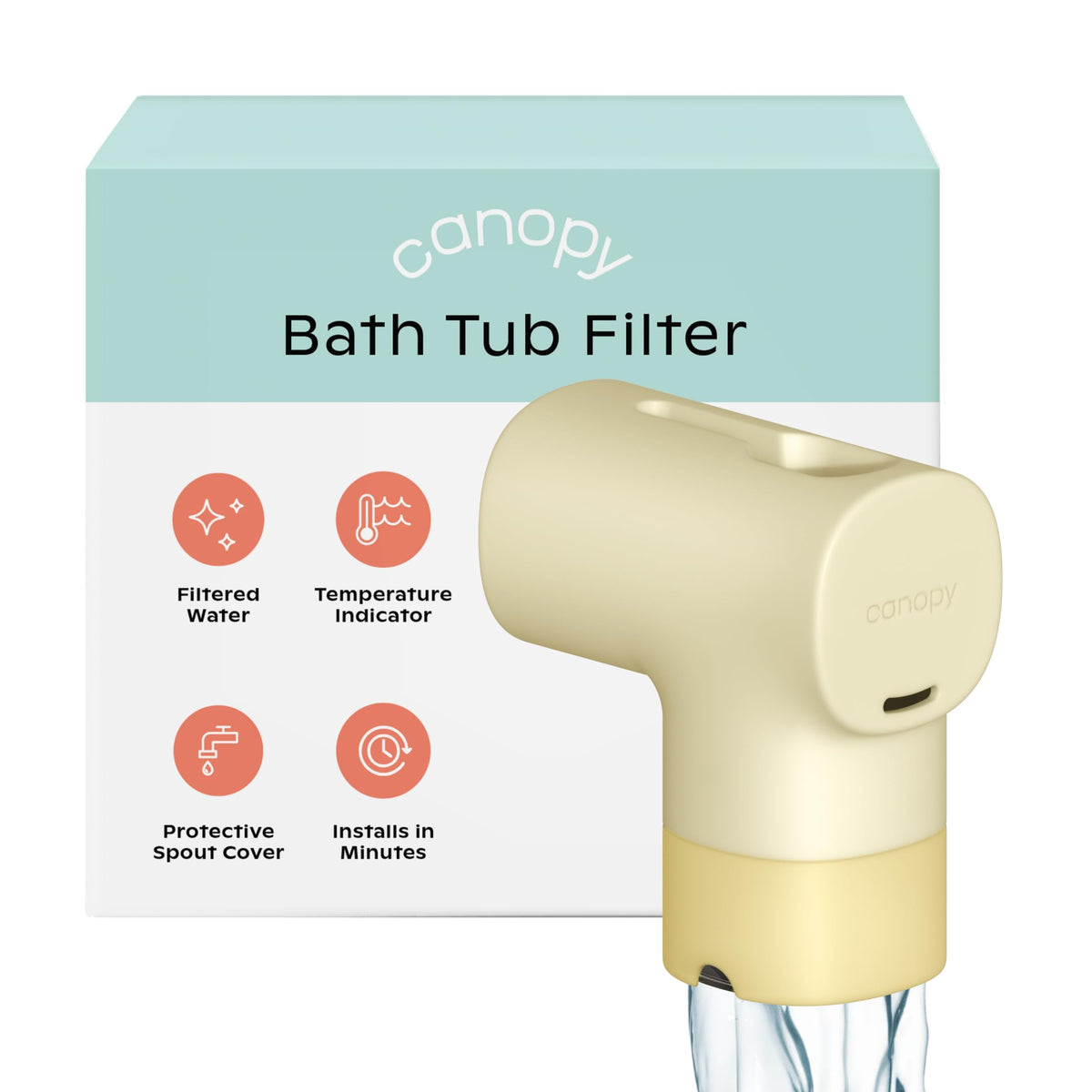 Baby Bath Tub Filter (Butter Yellow)
