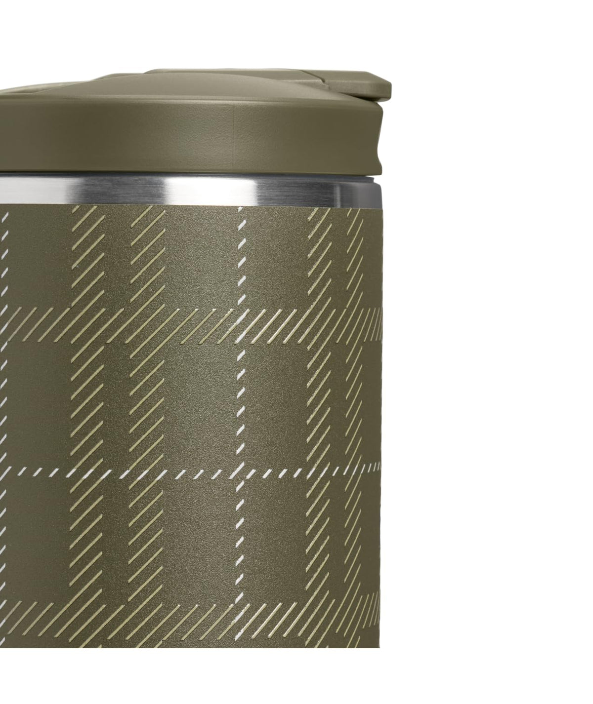 Transit Flip Top Mug (Peat Moss Plaid / 16 Ounces)