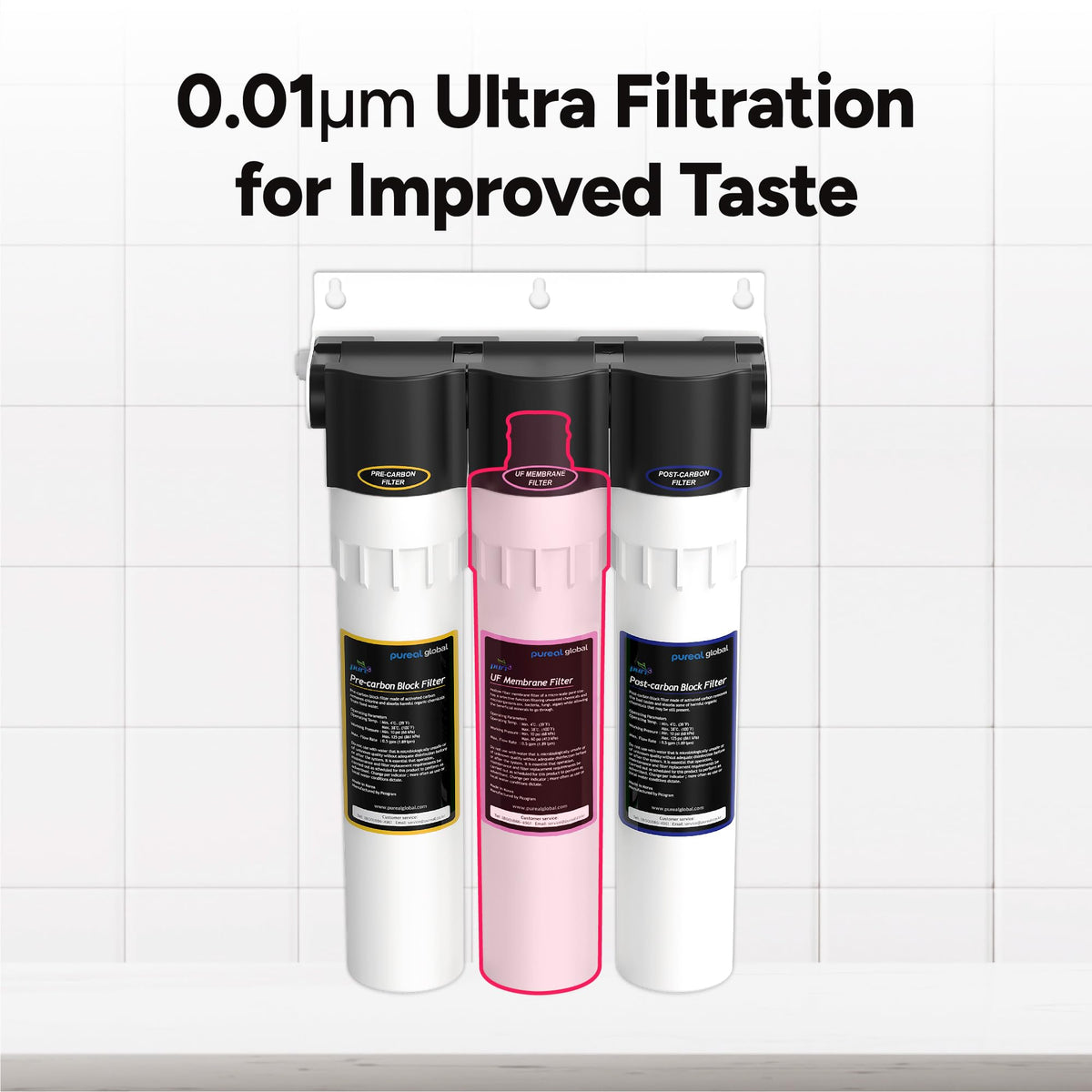 PPF 1102UF UF Membrane Filter Replacement for Under Sink System (UF Membrane (PPF-1102UF))
