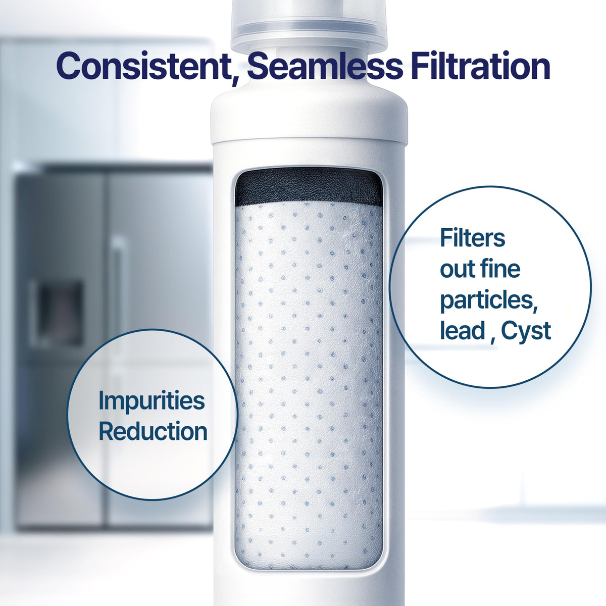 GB2 DW2053FR 10 Premium Refrigerator Water Filter