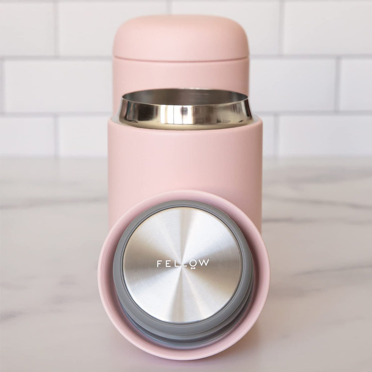 Carter Everywhere True Taste Ceramic Coated Thermal Mug 12oz Hot Pink (12 Ounces / Hot Pink.)