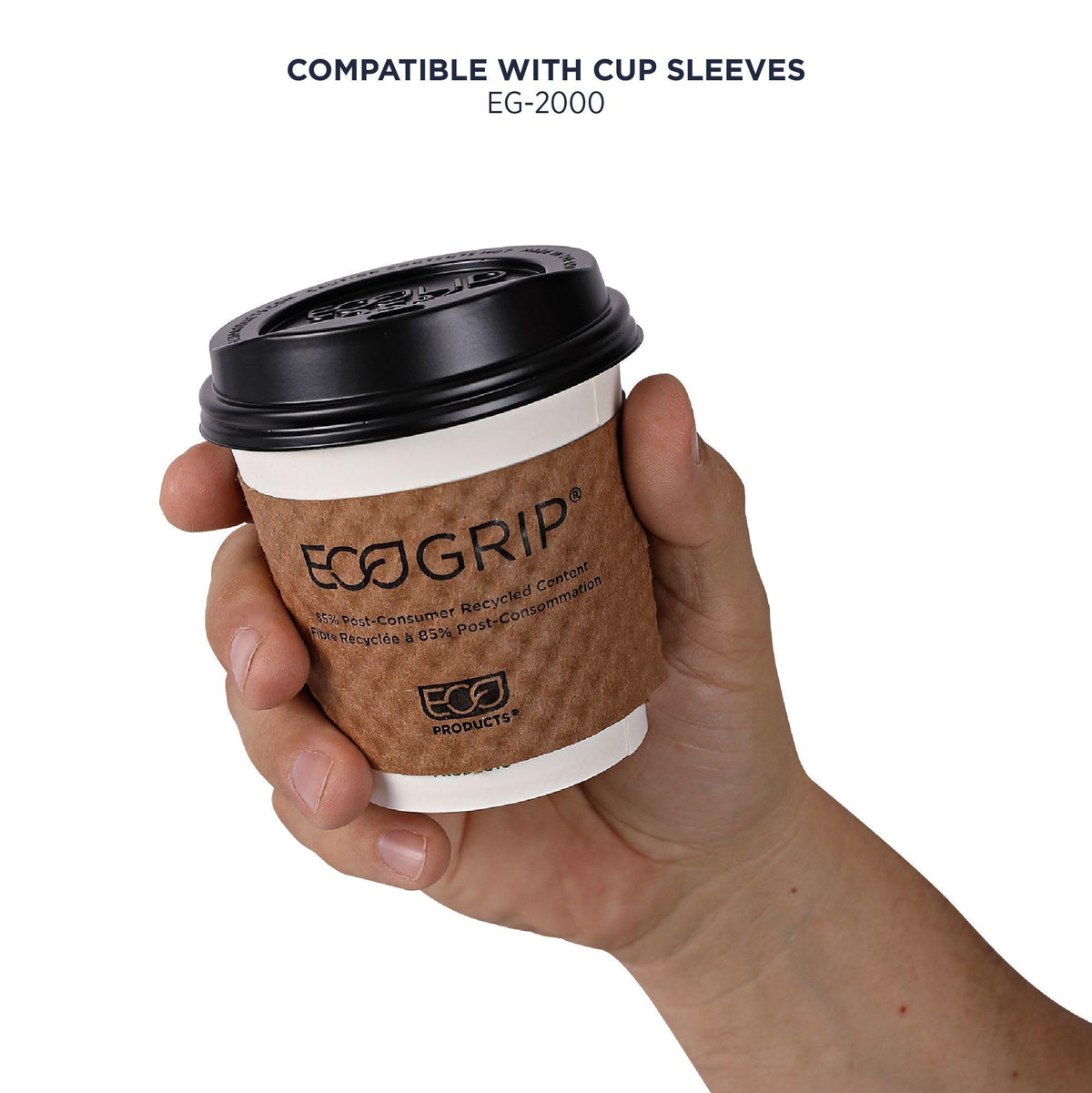 GreenStripe Disposable Paper Hot Cups (10oz)