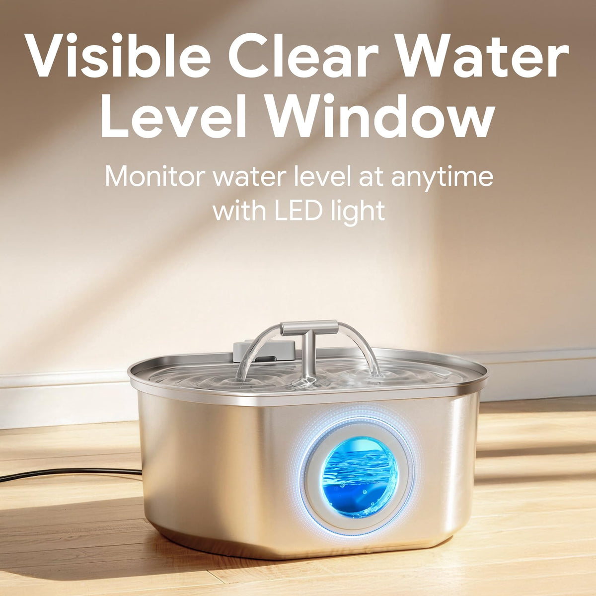 Cat Water Fountain Stainless Steel