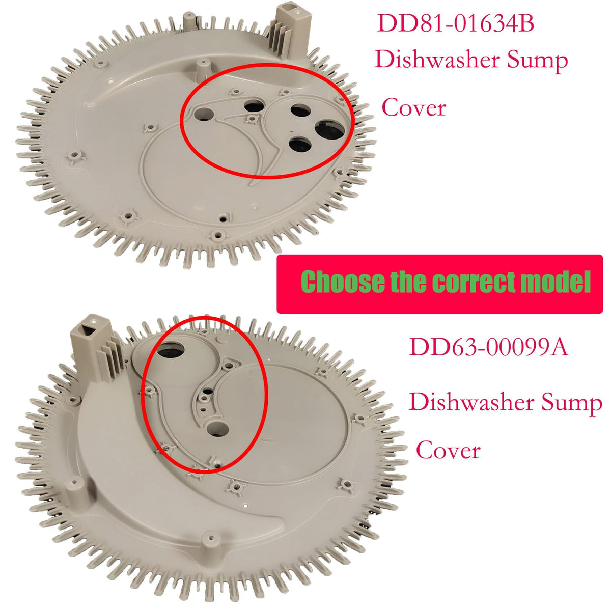 DD81 01634B Dishwasher Circulation Pump Mesh Filter (DD81-01634B)