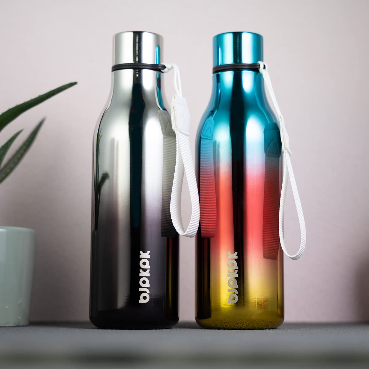 18oz Insulated Water Bottle (Caribbean Sunrise / 18 Ounces / 18oz)