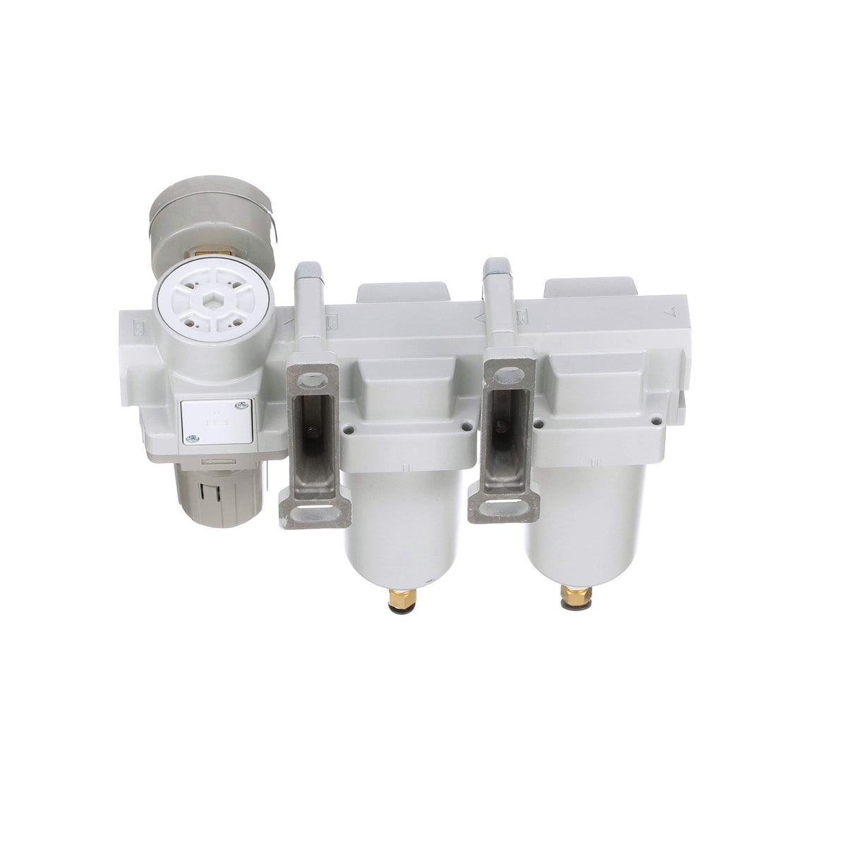 SAU430-N04DG-MEP 3-Stage Air Filter Dryer Regulator, 1/2" NPT (Metal Bowl - Auto Drain)