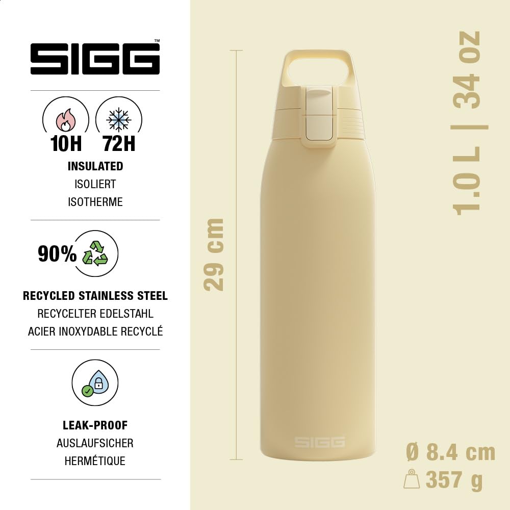 Insulated Water Bottle (34 oz / Opti Yellow)