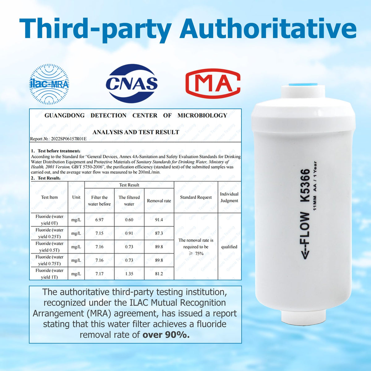 Fluoride Water Filter