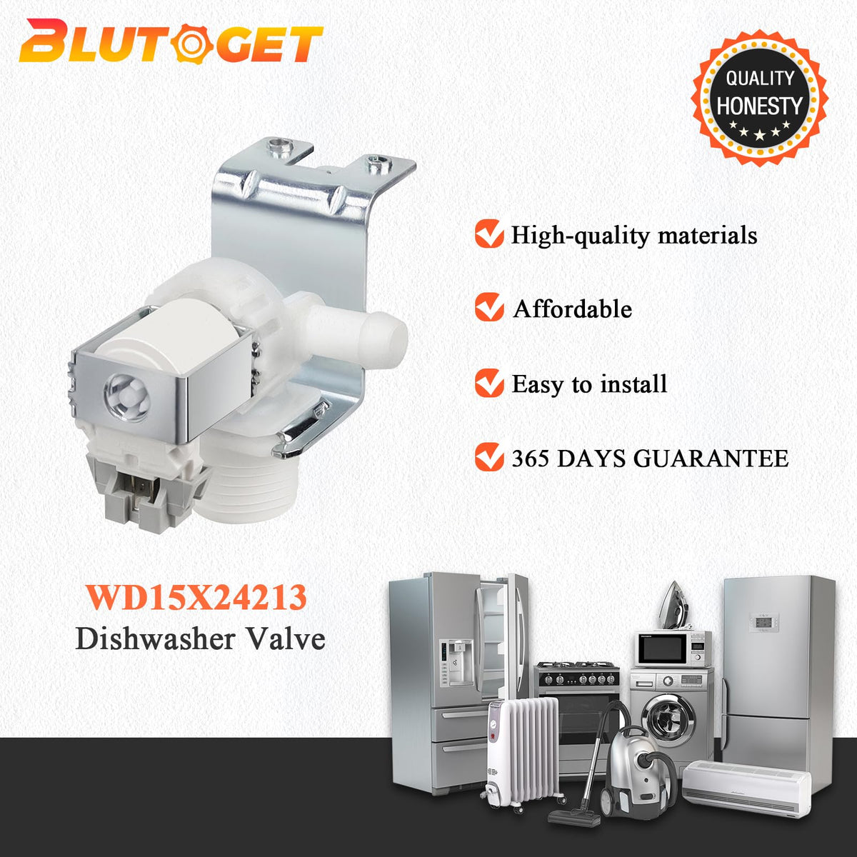 WD15X24213 WD15X22999 WD15X26140 Dishwasher Valve by Blutoget