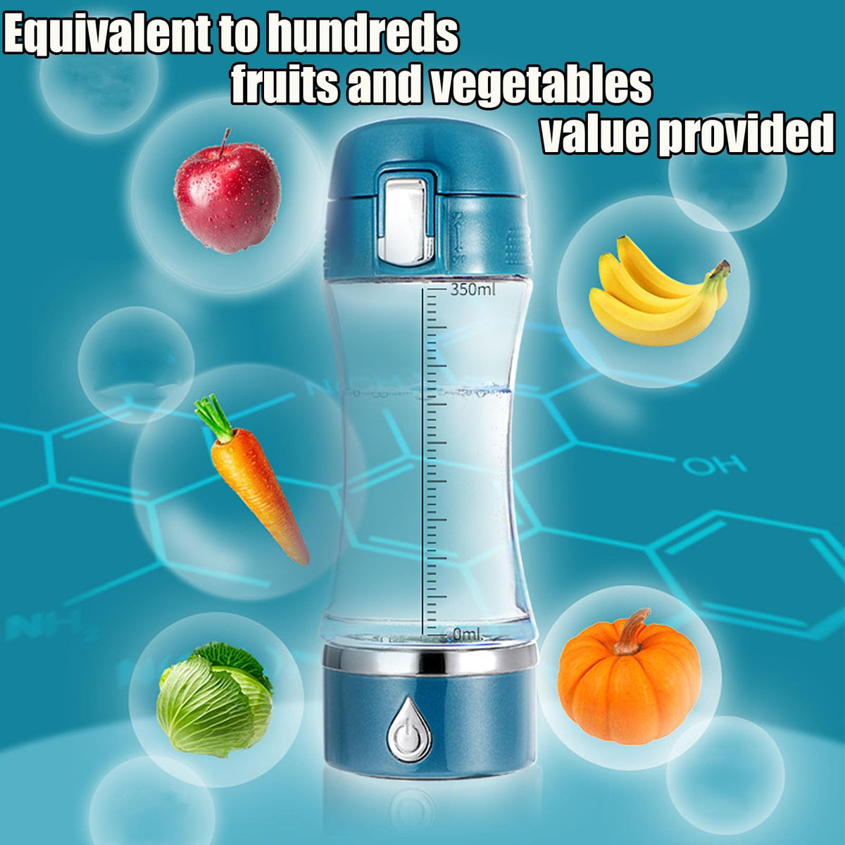 Electrolyzed Water Machine for Home Office Travel (Blue)