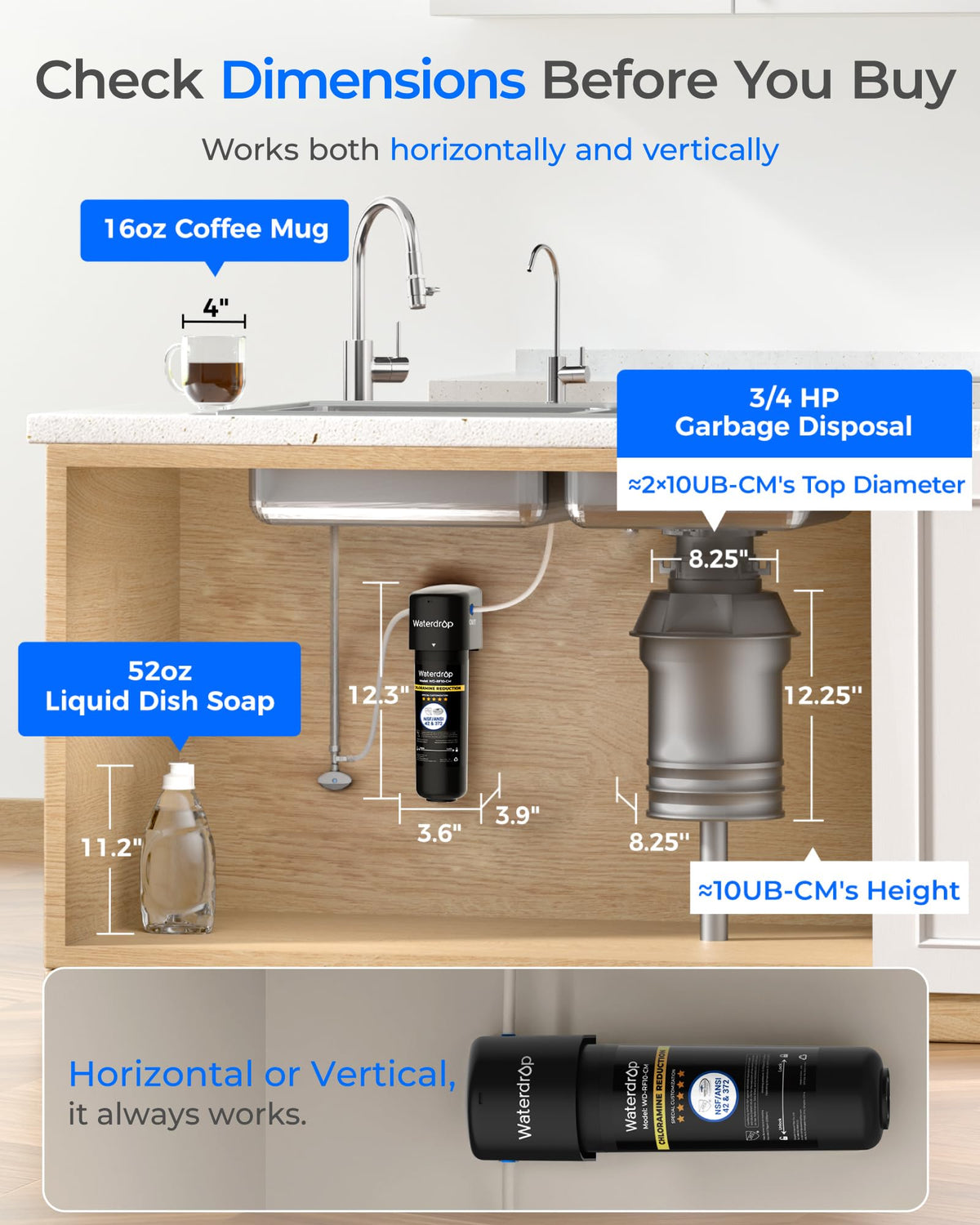 10UB CM Under Sink Water Filter System