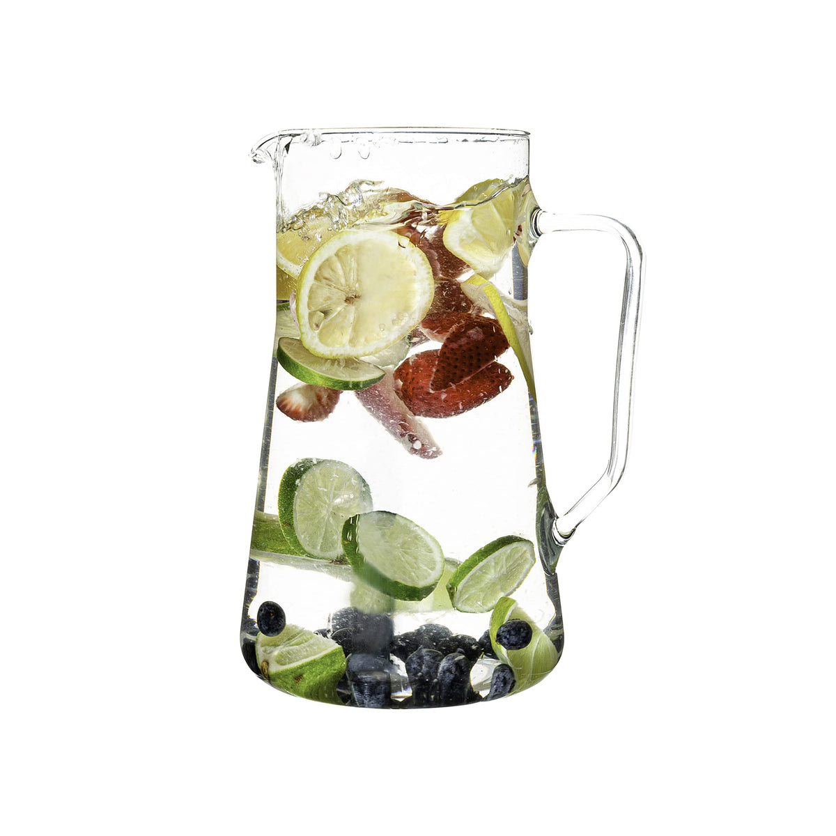 Large Glass Pitcher With Spout (2.5 Quart Traditional)