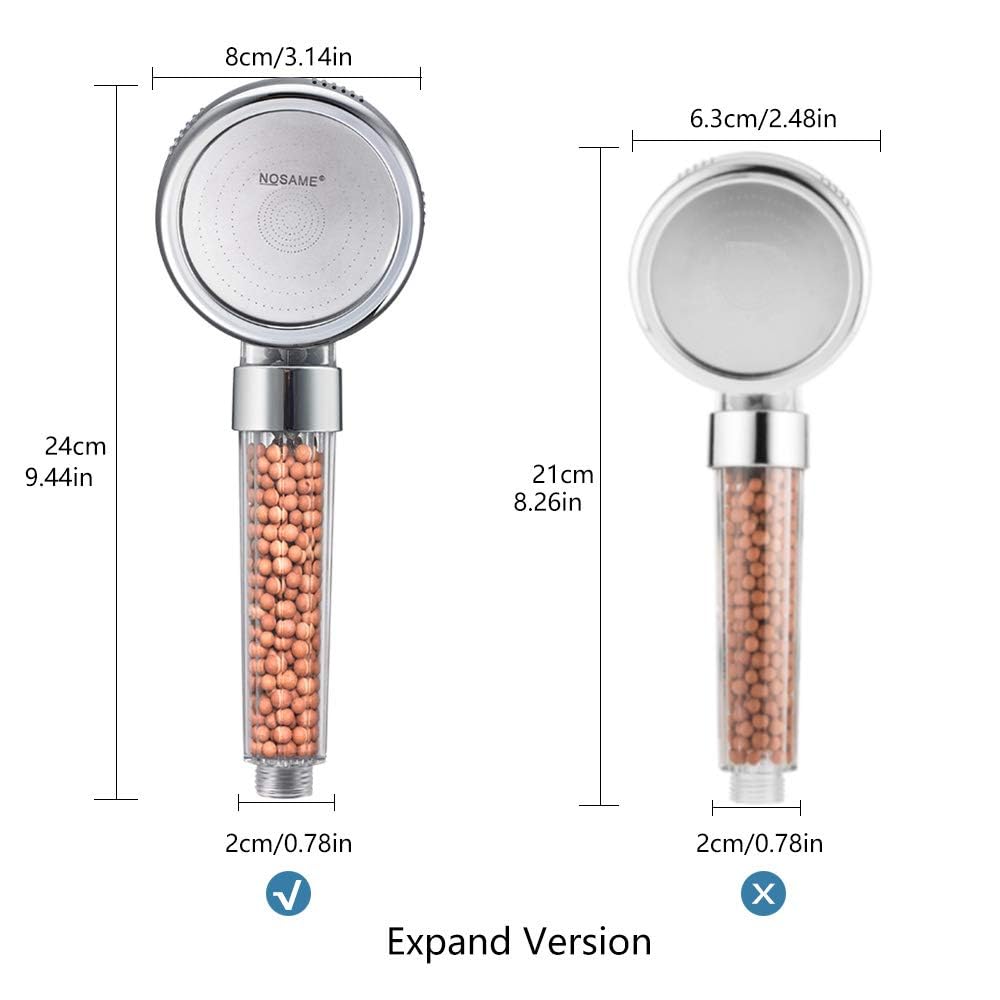 Handheld Shower Head (Clear)