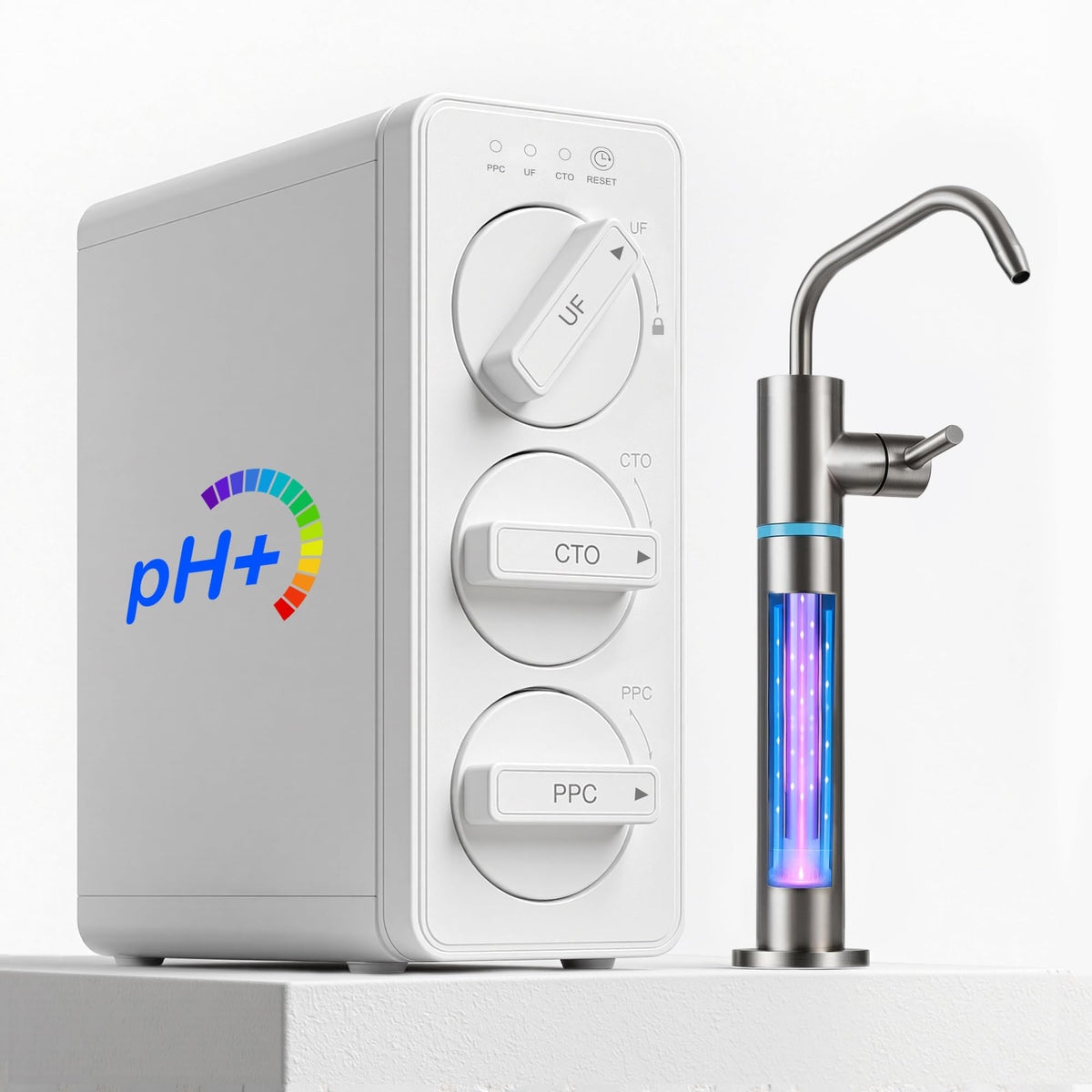 0.01μm Ultra Filtration Under Sink Water Filter System with UV