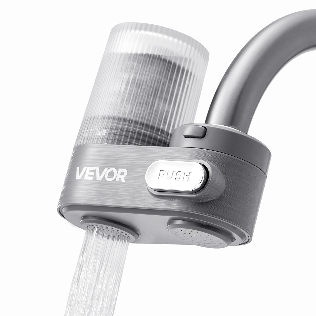Water Filter for Sink Faucet (Grey / Faucet with 1 Filter)