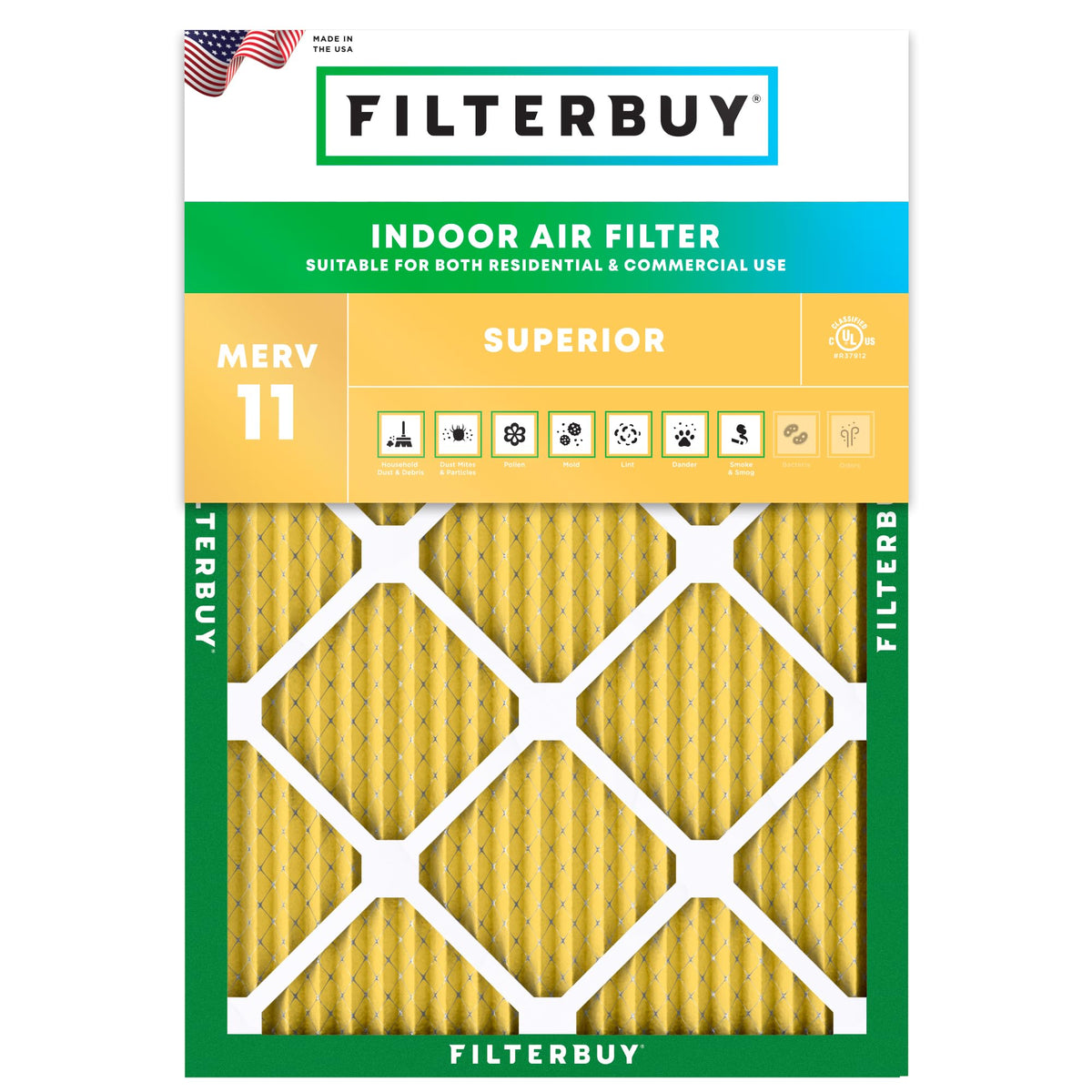 22x26x1 Air Filter MERV 11 Pet & Allergy Defense (22x26x1)