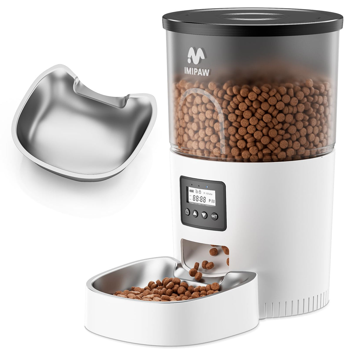 Automatic Cat Feeder (3l / White Black)