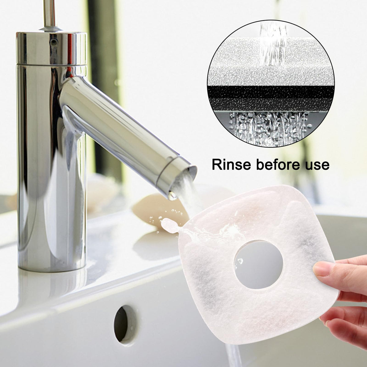 Pet Fountain Filters Compatible with 95Oz (16 Filters& 16 Sponges)