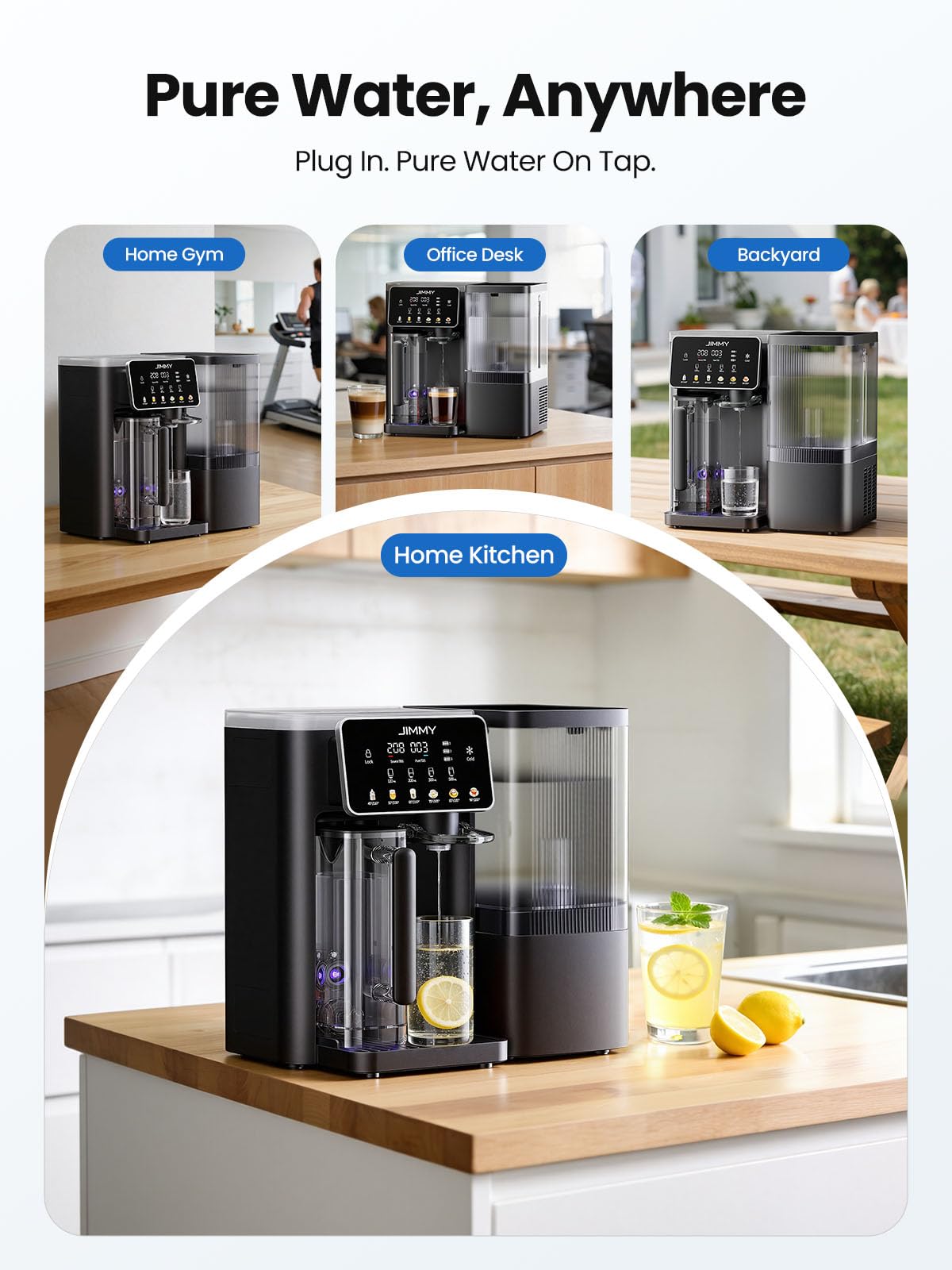 R9 Pro Countertop Reverse Osmosis Water Filter (Gray)