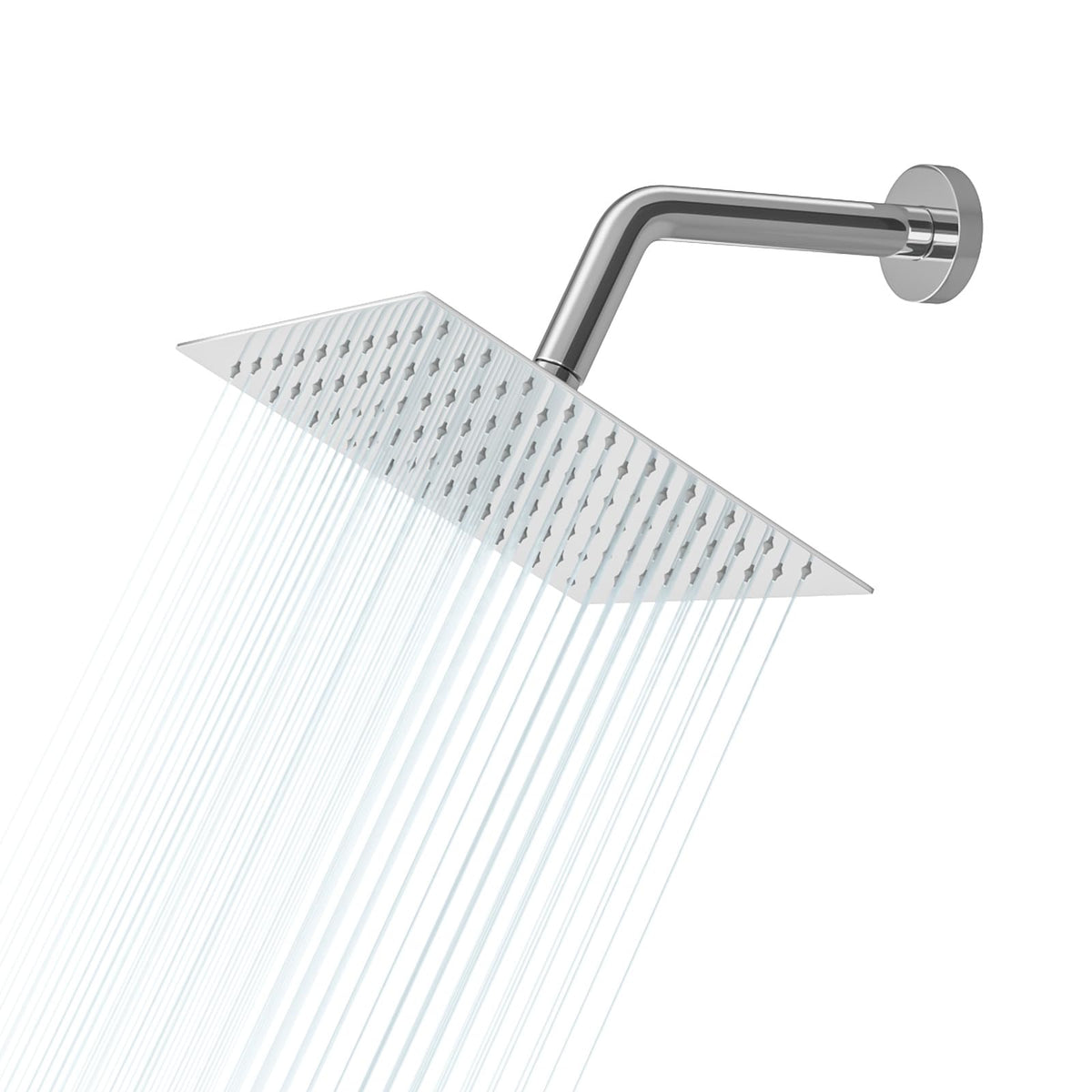 Rain Shower Heads High Pressure (Chrome / 8 Inch)