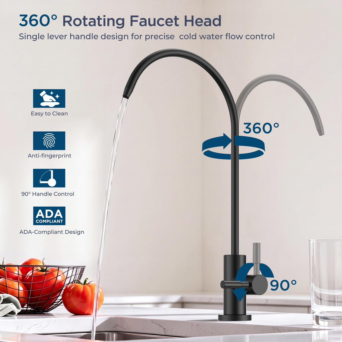 Drinking Water Faucet (Matte Black)