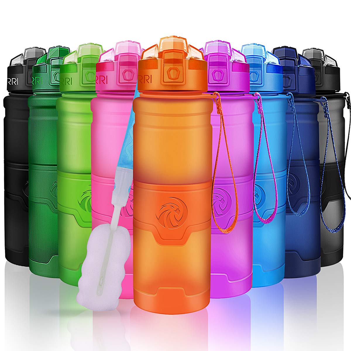 Sport Water Bottle for Kids (17 Ounces / Orange)