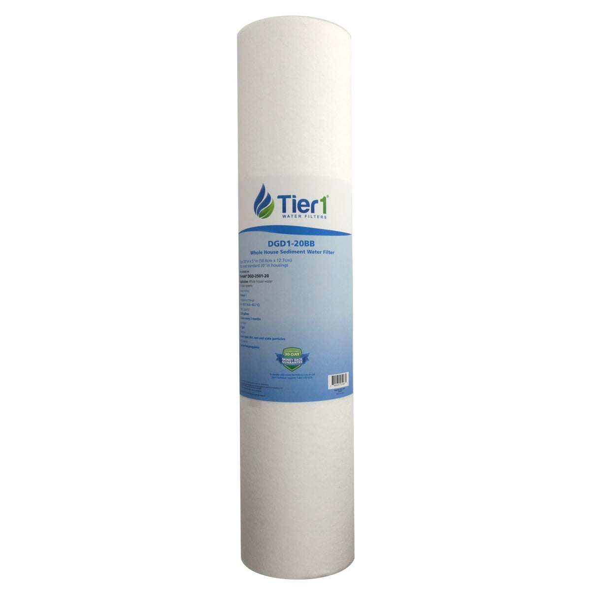 1 Micron 4.5" × 20" Sediment Filter Replaces DGD (1 Micron / 1 Pack)