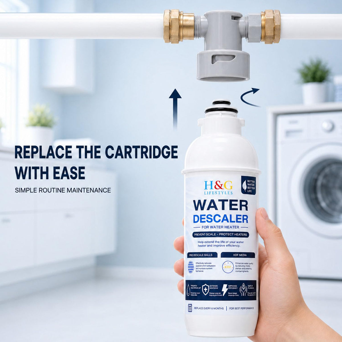 Washing Machine Water Filter Anti Scale Inhibitor Filter (1 Piece)