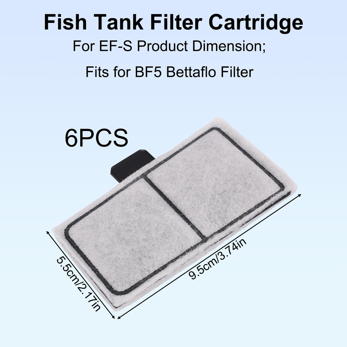 Filter Cartridges Compatible with Topfin Top Fin EF (EF-S)