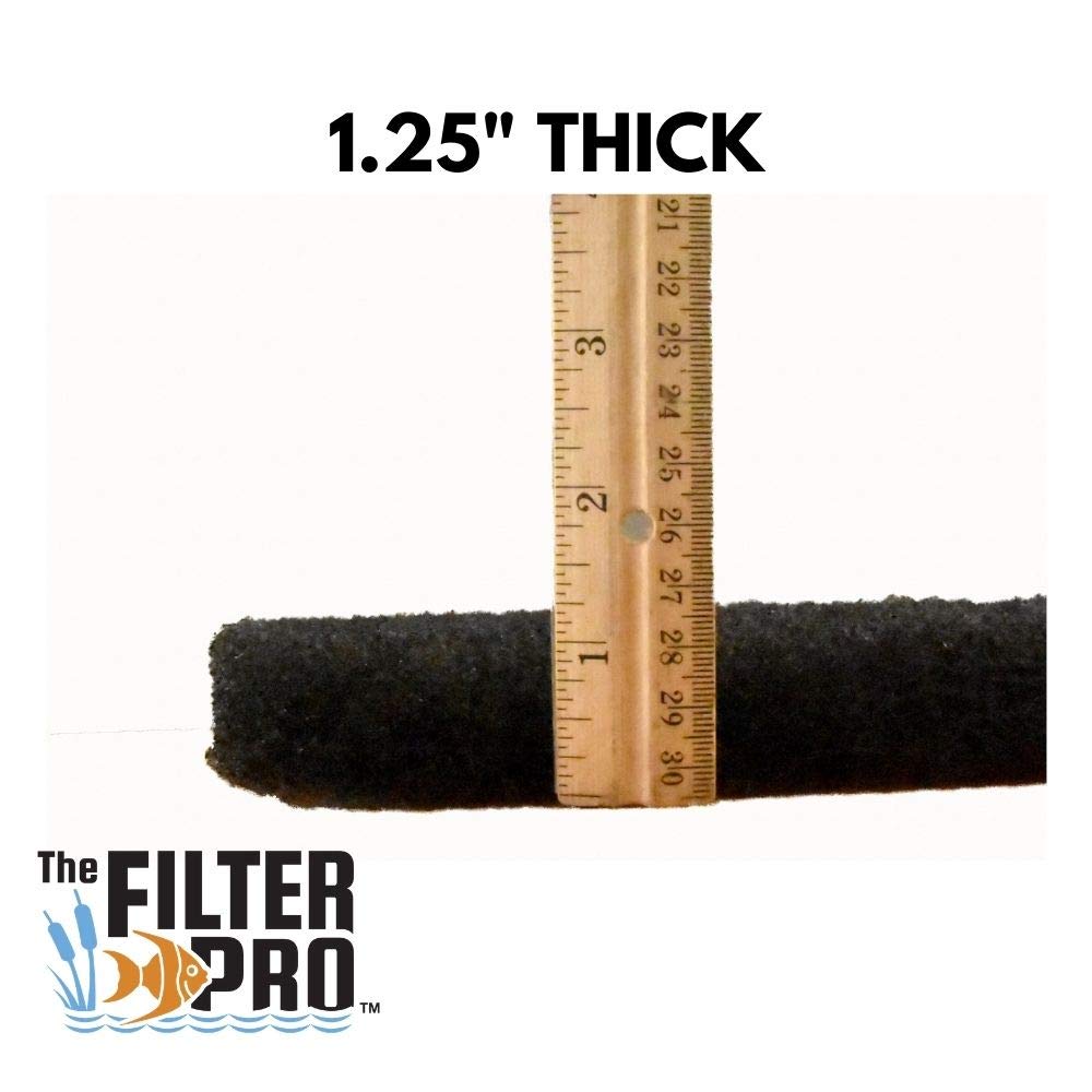 Black Coarse Filter Media (28" x 120")