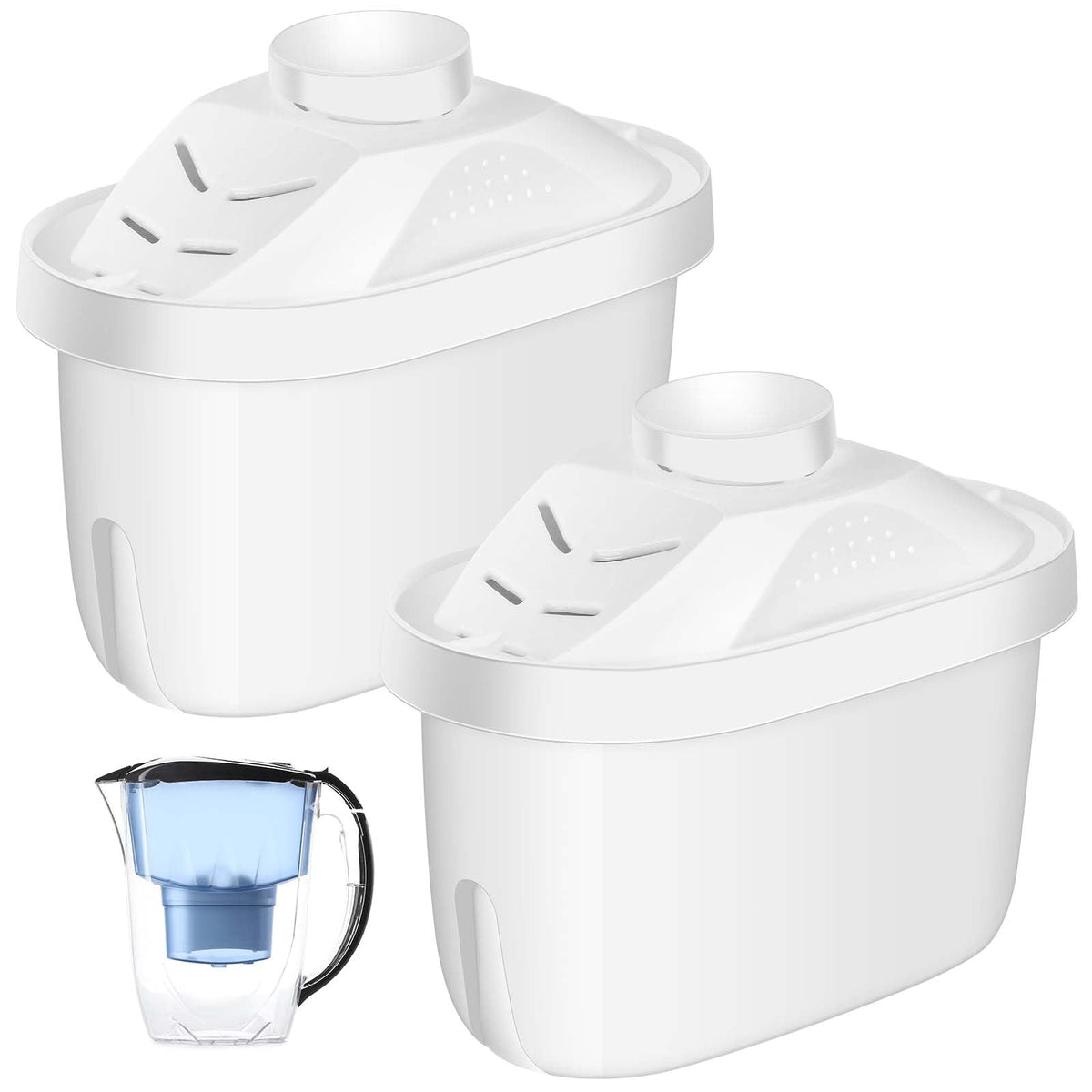 Alkaline Water Filter Cartridges Replacement for Pitcher