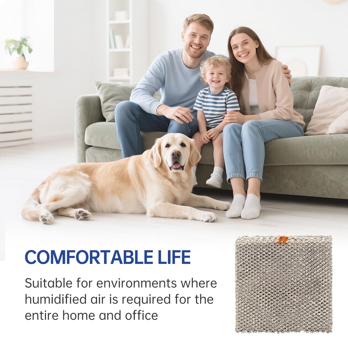 GA10 Humidifier Vapor Pad Compatible with GFI #7900 Humidifiers 570 570M 570A 2 Packs