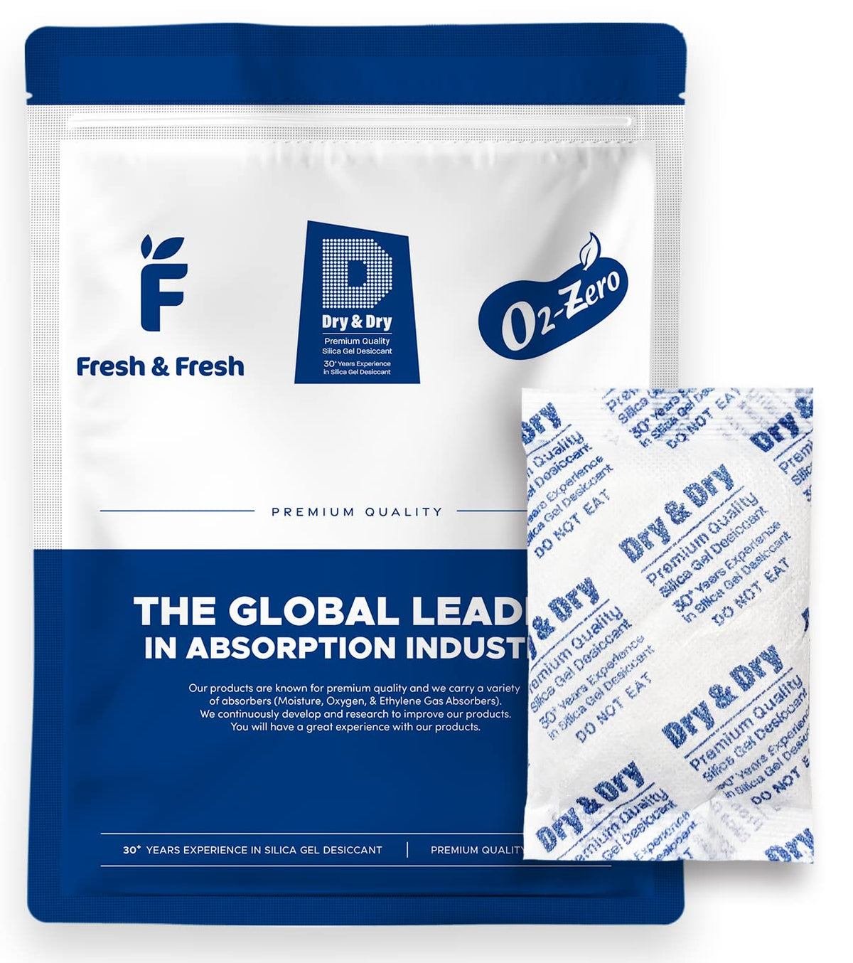 30 Gram [50 Packets] Silica Gel Packets Desiccants (30 Gram)