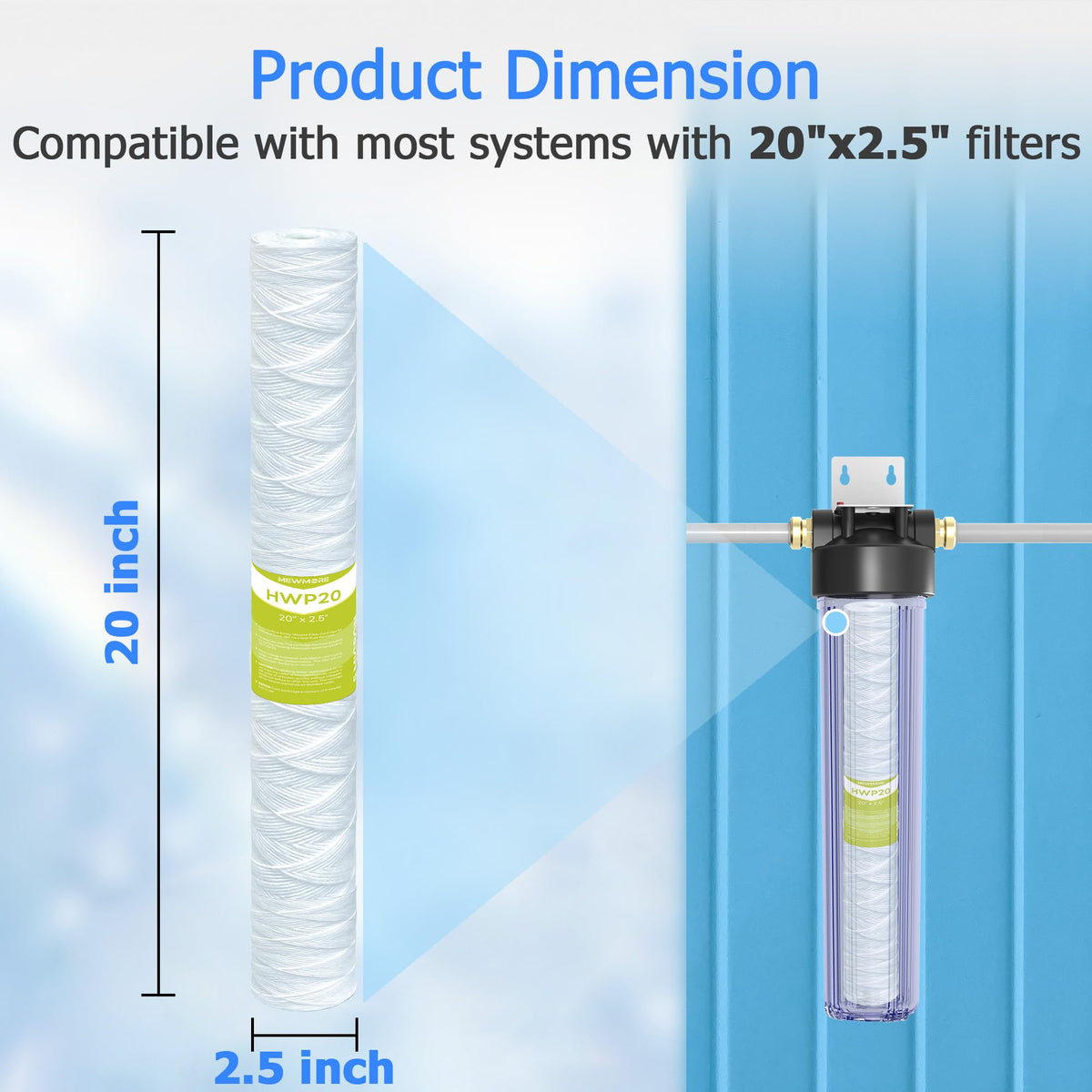 5 Micron Whole House Water Filter Cartridge (5 Micron)