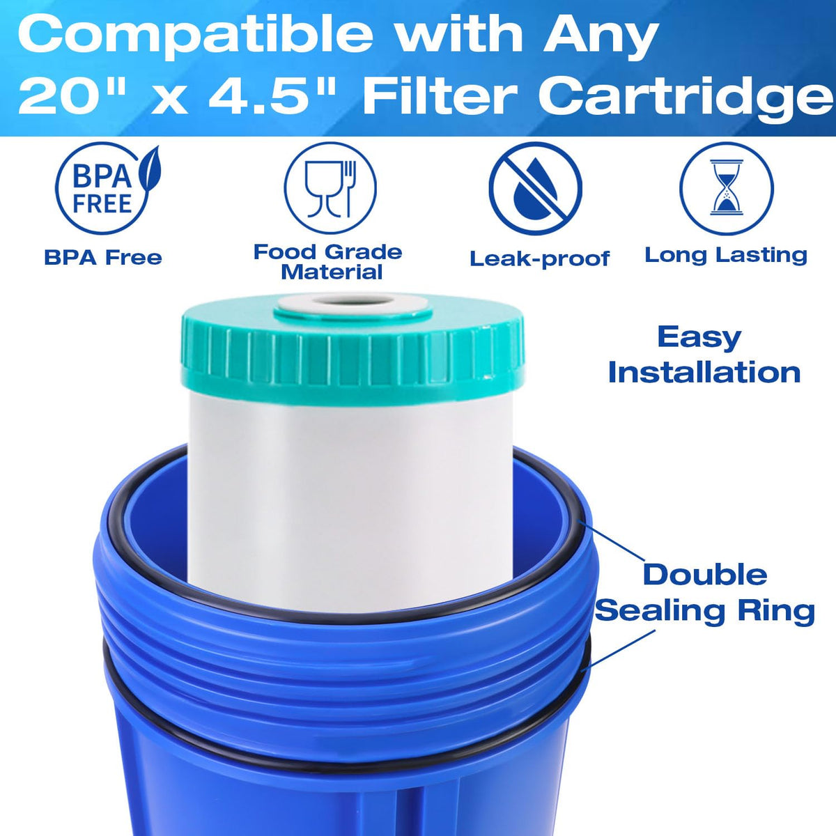 Whole House Water Filter System (3 Stage Whole House Iron Water Filtration System)