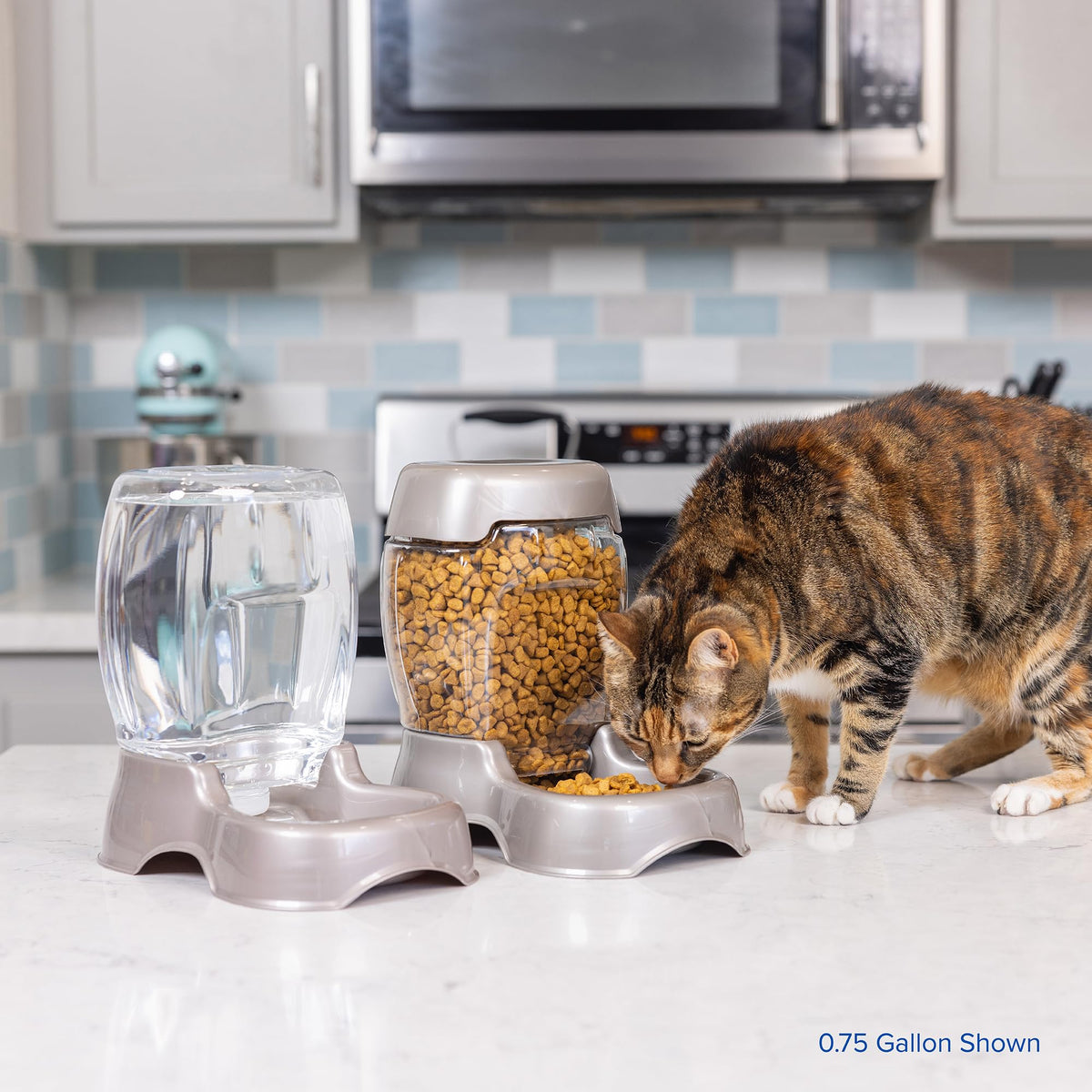 Pet Cafe Water Dispenser (Pearl Ash Blue / 0.25 GAL)