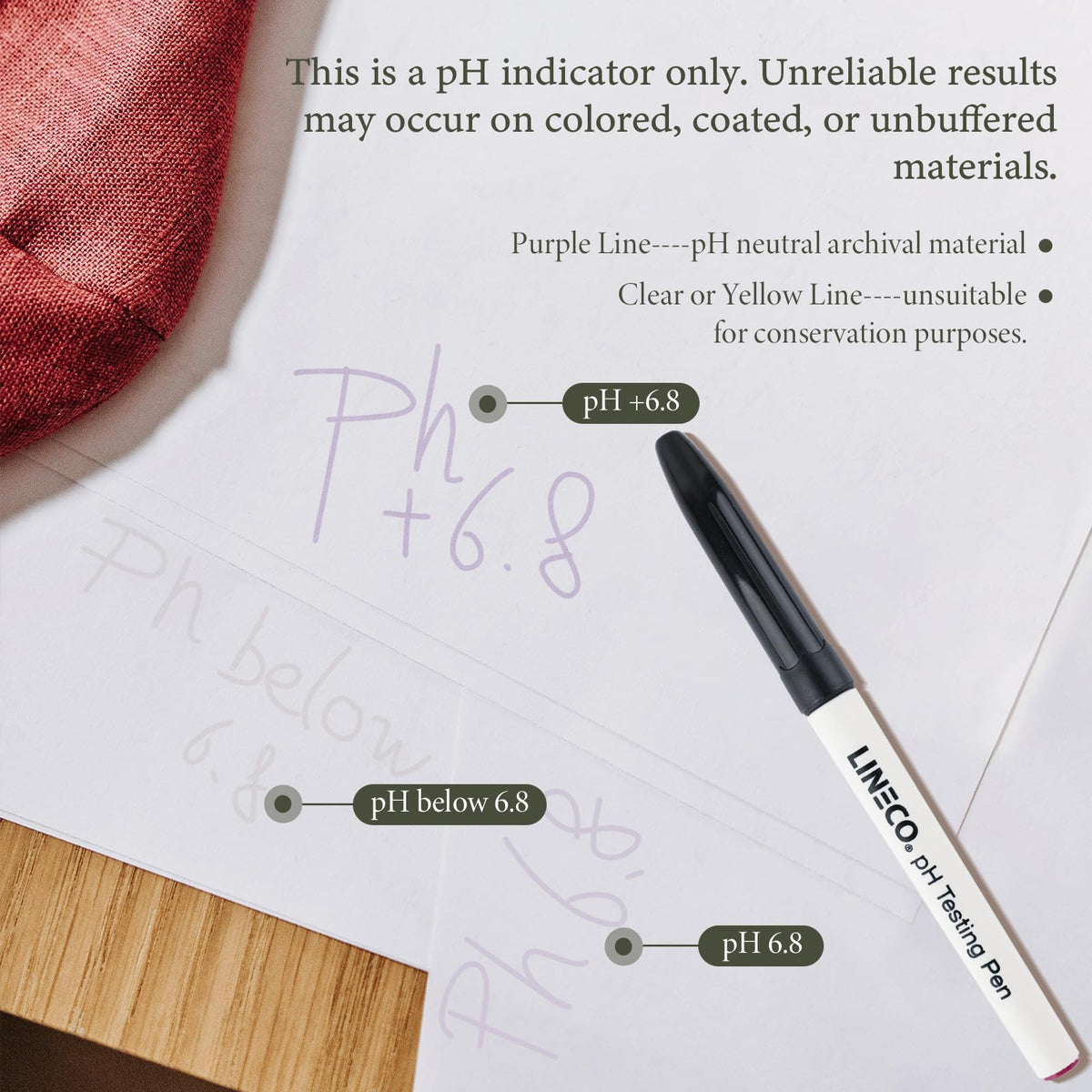pH Testing Pen for Paper or Paperboard Products (1 Count (Pack of 1))