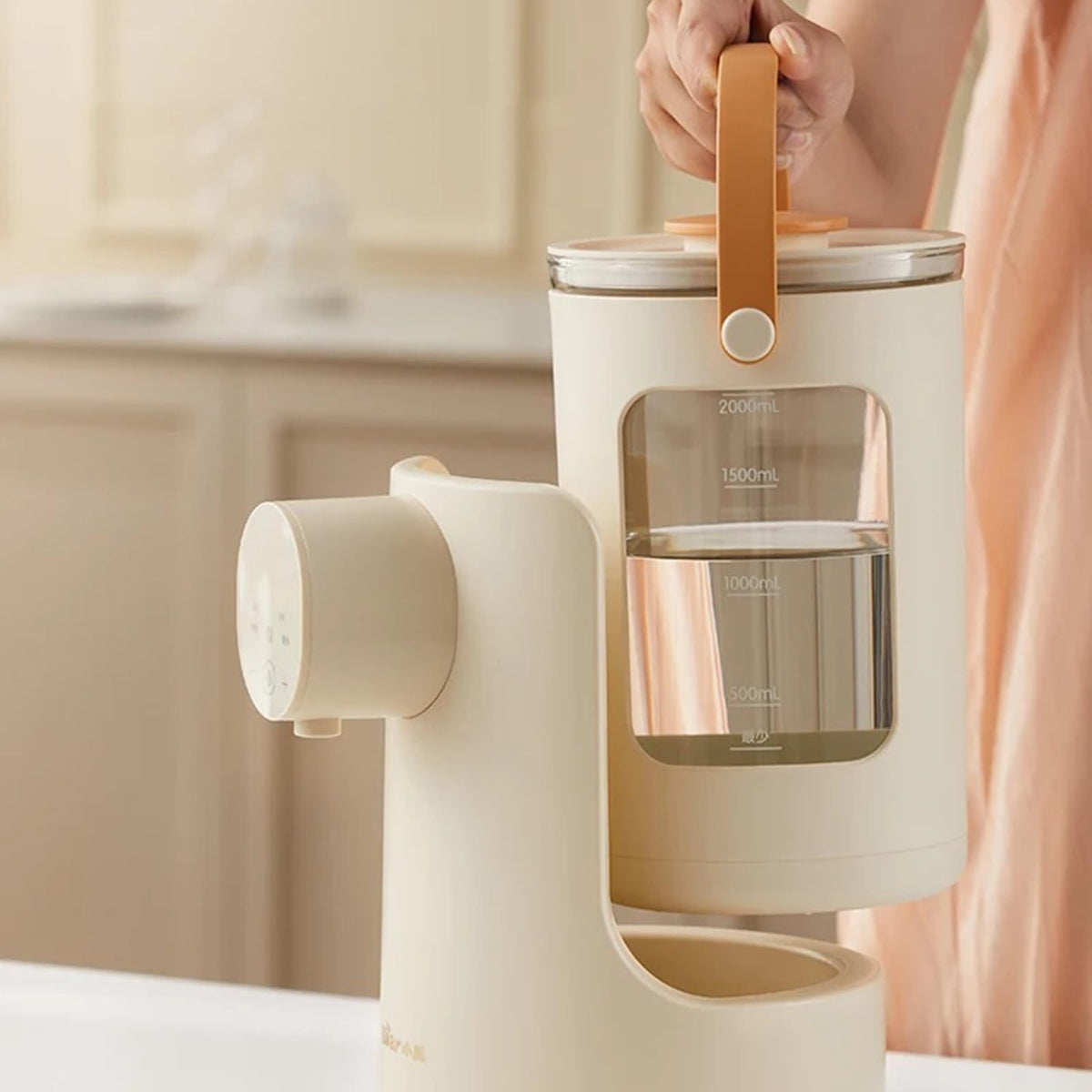 Hot and Cold Water Dispenser Countertop Water Dispenser Portable Kettle Electric Kettles Constant Temperature Automatic Kettle Quantitative Milk Pot