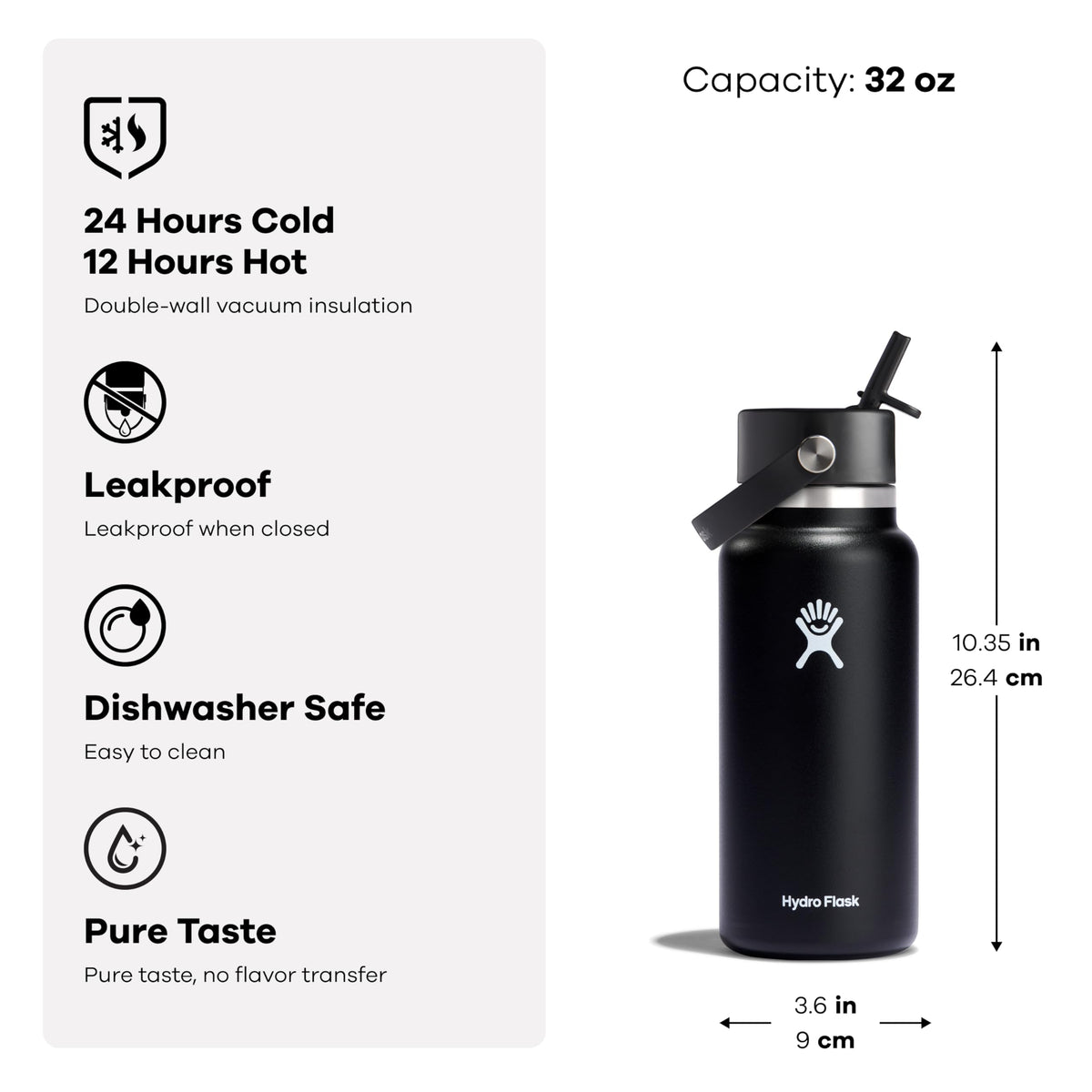 Water Bottle Insulated Stainless Steel