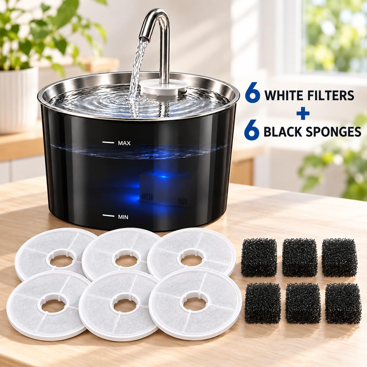 2.2L Pet Fountain Replacement Filters