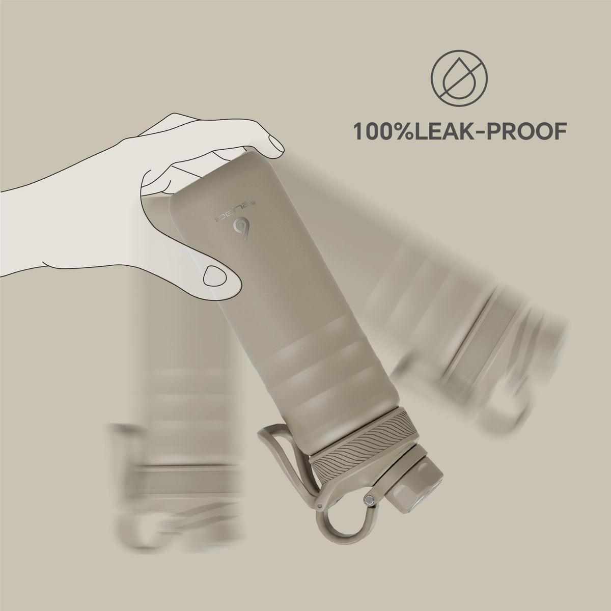 24 oz Insulated Water Bottle with 2 Leak (Celadon / 24 Ounces)