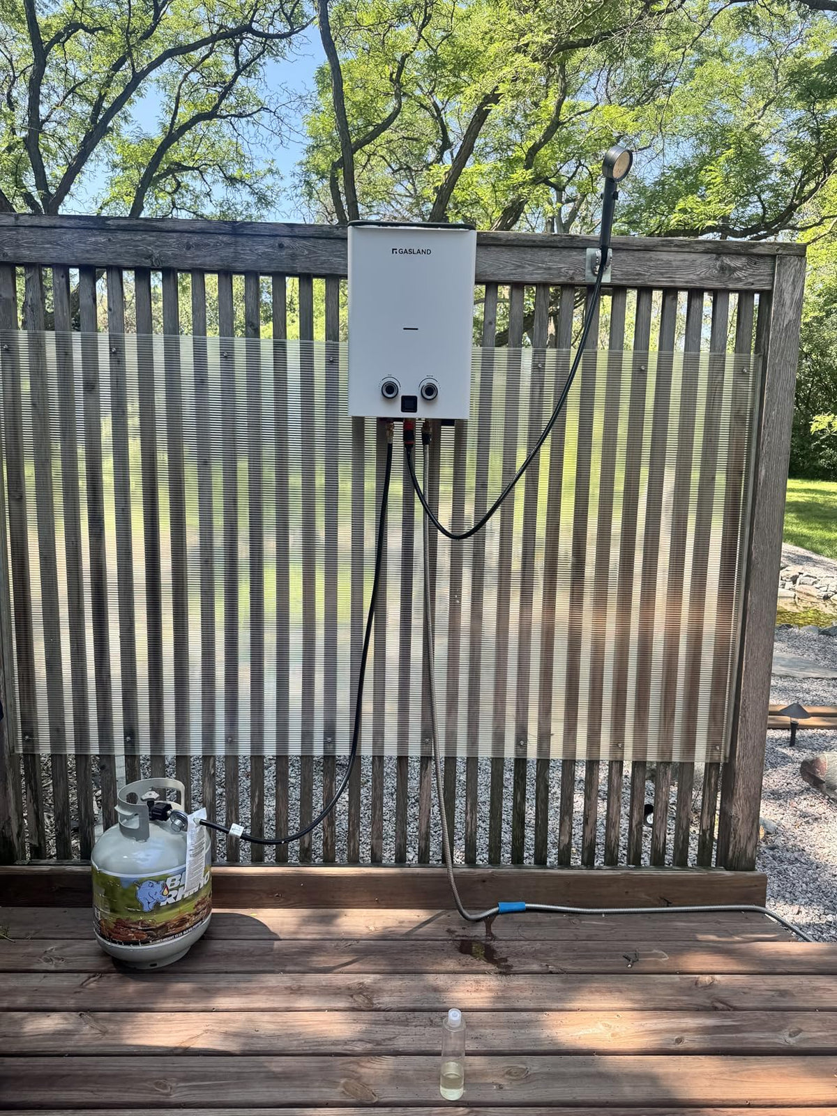 Goshower Portable Tankless Water Heater with Pump