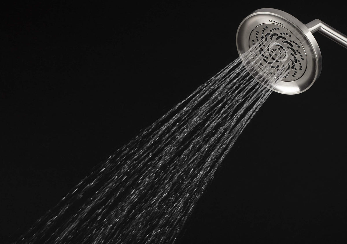 S-5000-BN-E2 Neo Exhilaration High Pressure Fixed Shower Head, 2 GPM, Brushed Nickel (2 GPM / Brushed Nickel)