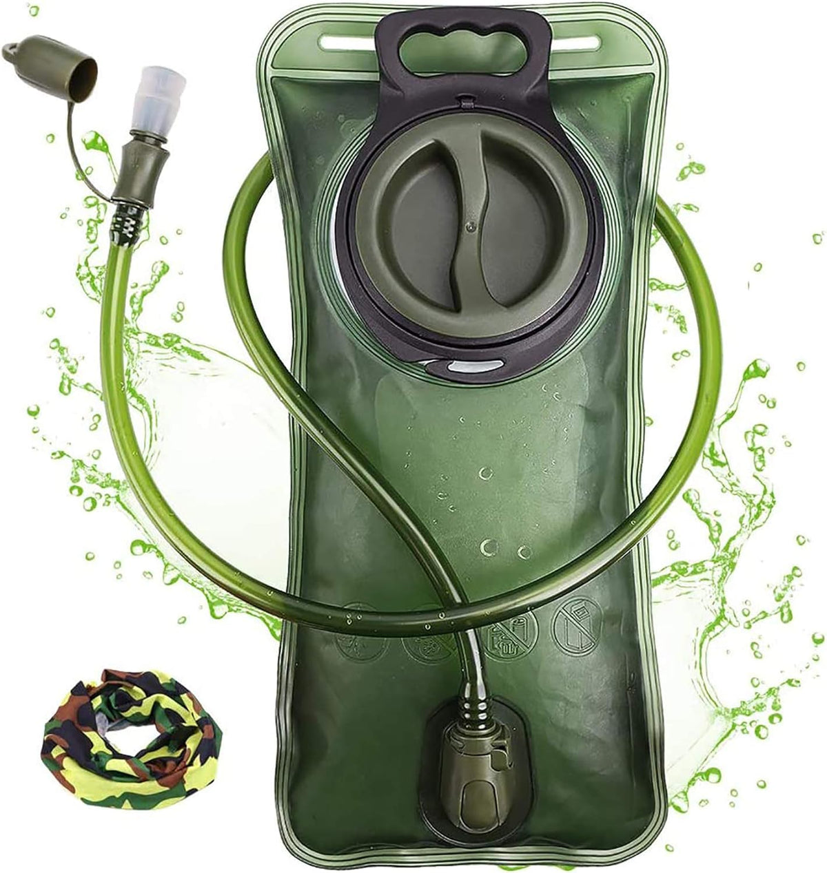 Hydration Bladder (2.5L Military Green)